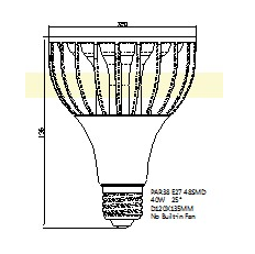 40W LED Spot