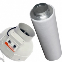 Regelbare 125MM ventilator + PK2601 filter flat
