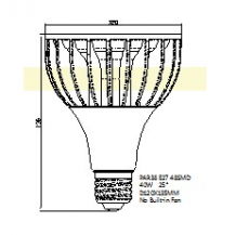 40W LED Spot