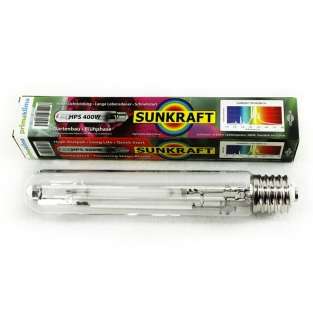 2 x 400 watt Sunkraft HPS lamp