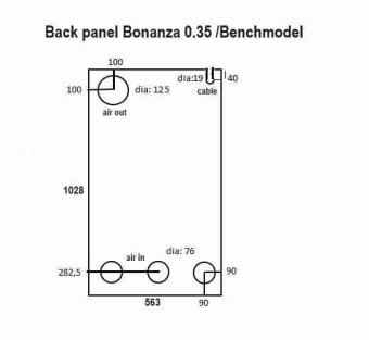 Bonanza G-kit Wit leeg (0.35 M2)